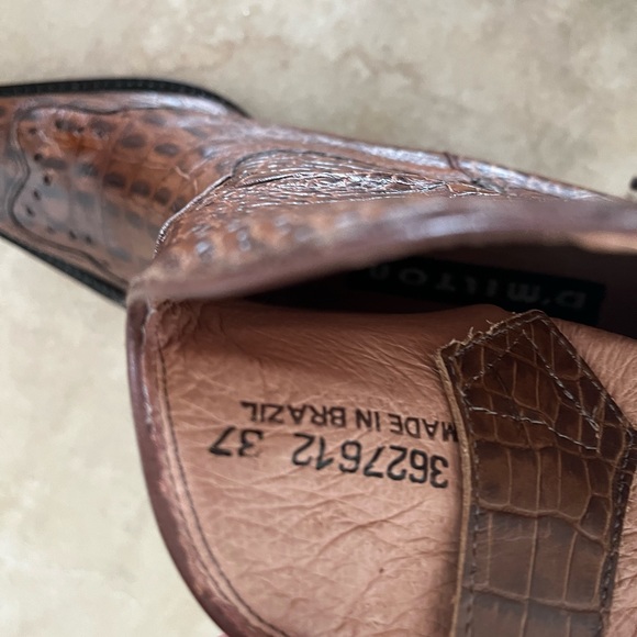 New Sexy Cowboy boots snakeskin made in brazil size 6 - Picture 4 of 6